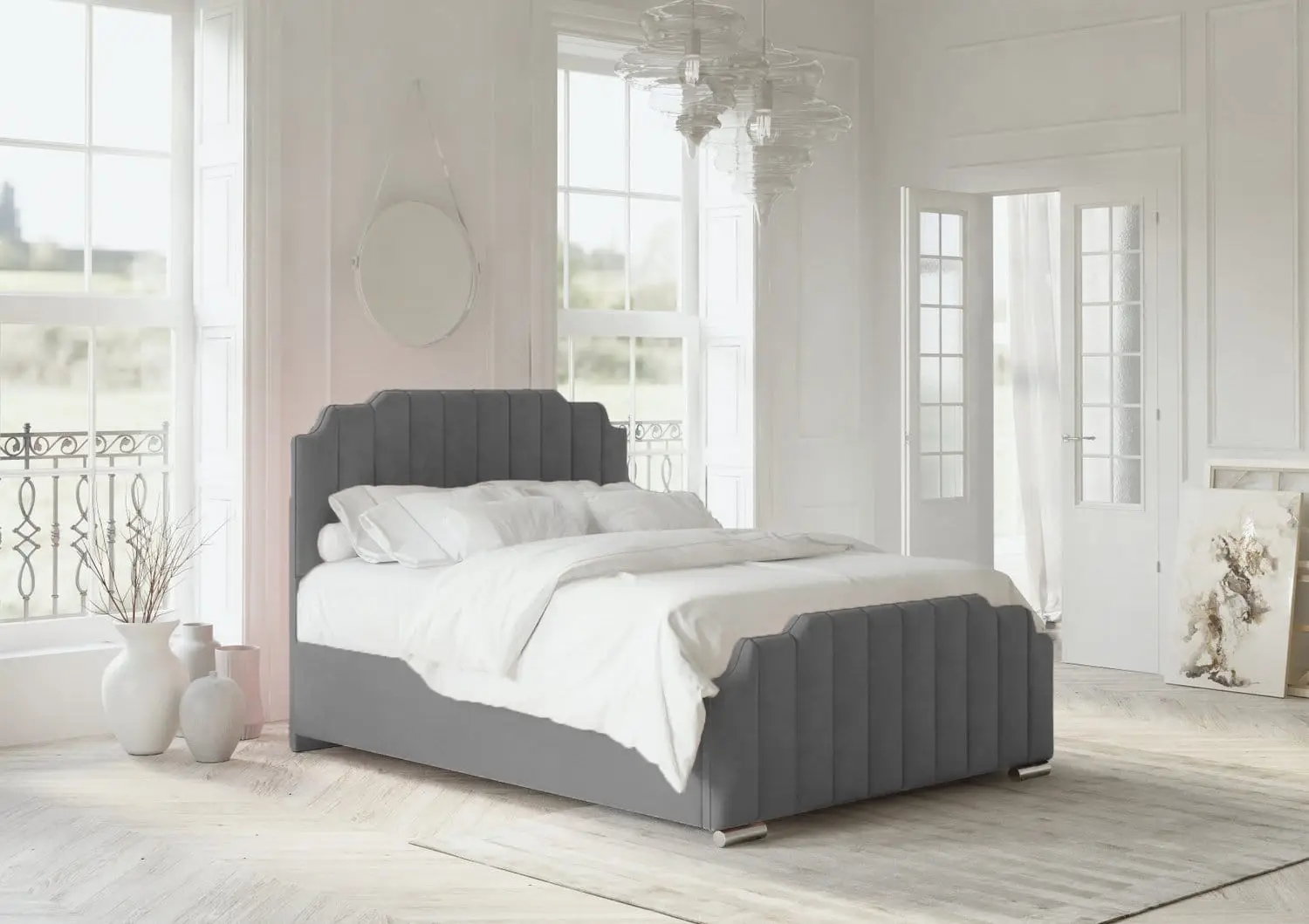 Rossoni Art Deco Bed - Image 9