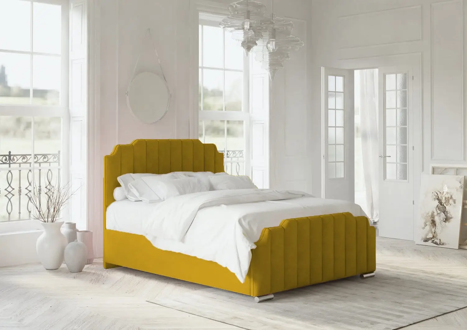 Rossoni Art Deco Bed - Image 11