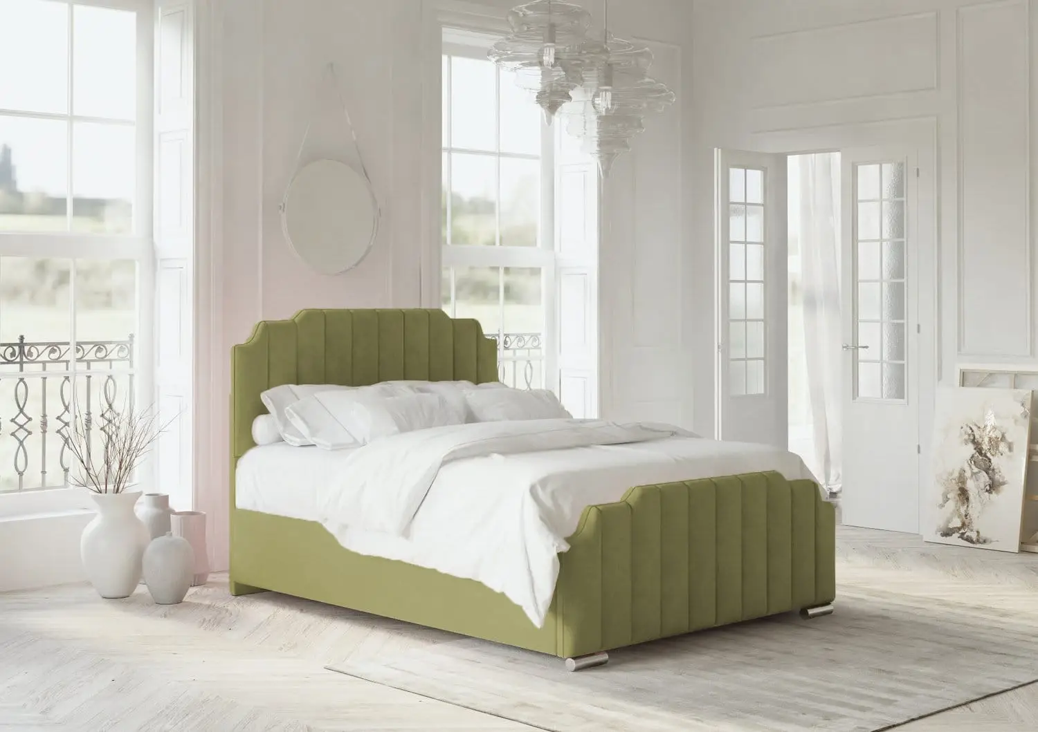 Rossoni Art Deco Bed - Image 13