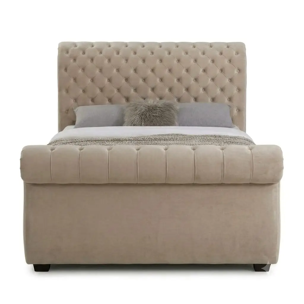 Grand Sleigh Chesterfield Bed