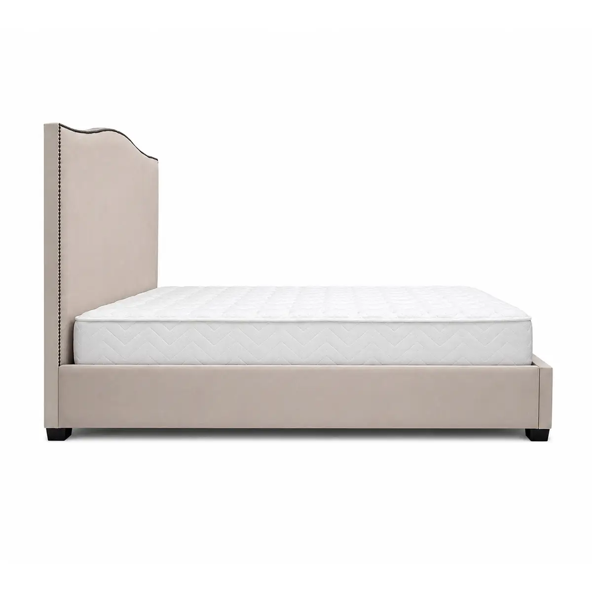 Elegance Curved Studded Luxury Designer Bed - Image 3